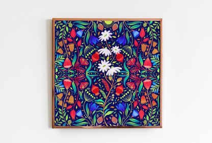 ‘Le Jardin Fleur’ The Flower Garden | Art Print