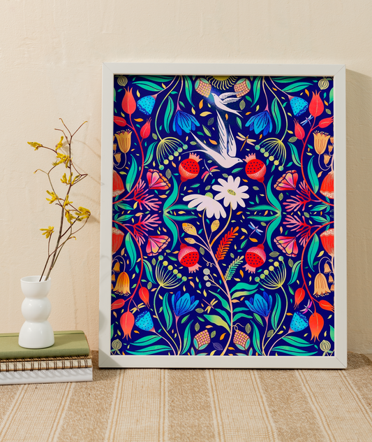 'Le Jardin Magique' The Magical Garden | Art Print