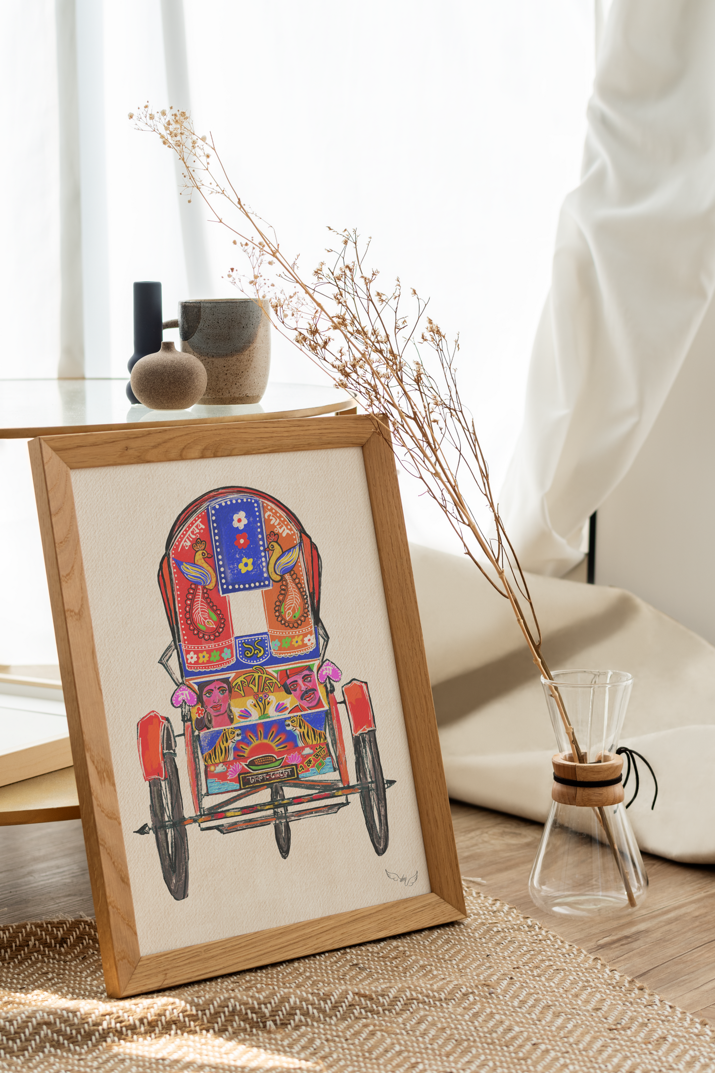 Rickshaw Rhapsody | Art Print (with Personalization Option)