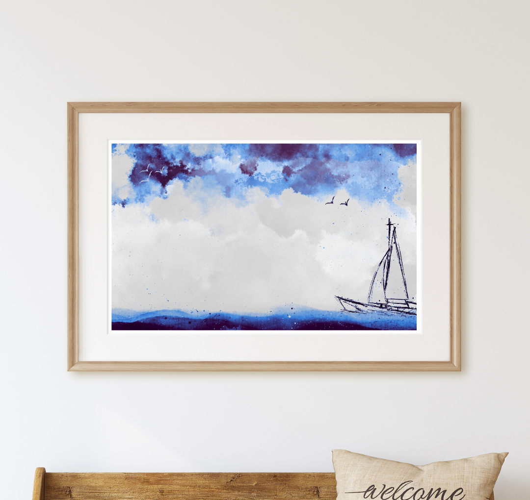 Sailing into Serenity | Art Print