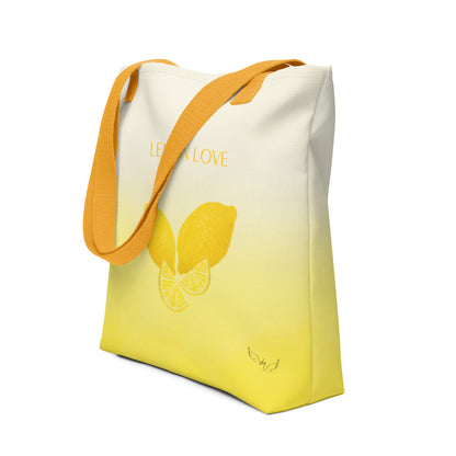 Lemon Love | All-Over Print Tote Bag