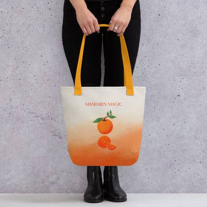 Mandarin Magic | All-Over Print Tote Bag