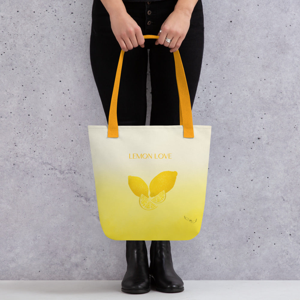 Lemon Love | All-Over Print Tote Bag