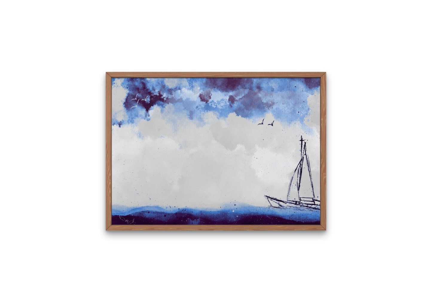 Sailing into Serenity | Art Print