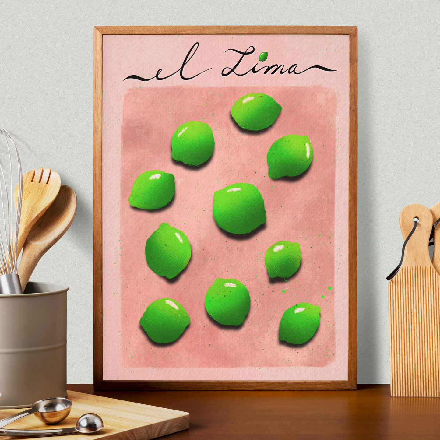 Tangy Serenity - El Lime | Art Print